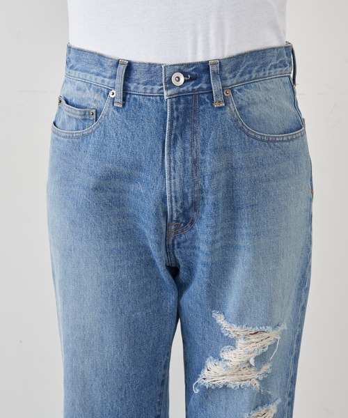 GALLARDAGALANTE（ガリャルダガランテ）の「ストレートデニム（デニムパンツ・レディース・ブルー/ブラック・XS/0/1/2）」の19枚目の写真