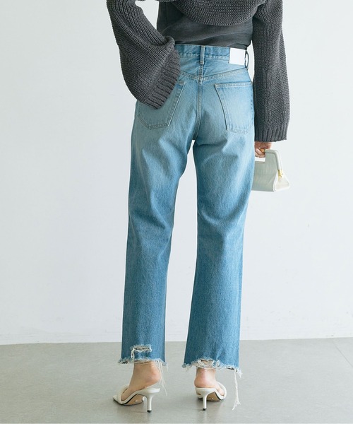 GALLARDAGALANTE（ガリャルダガランテ）の「ストレートデニム（デニムパンツ・レディース・ブルー/ブラック・XS/0/1/2）」の7枚目の写真