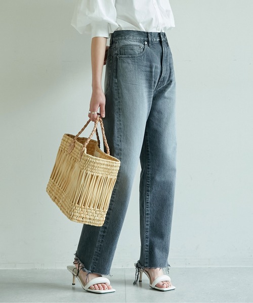 GALLARDAGALANTE（ガリャルダガランテ）の「ストレートデニム（デニムパンツ・レディース・ブルー/ブラック・XS/0/1/2）」の14枚目の写真