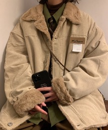MGV（エムジーヴィー）の「ワンポイント裏ボアジャケット（その他アウター）」
