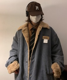 MGV（エムジーヴィー）の「ワンポイント裏ボアジャケット（その他アウター）」