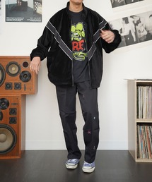 2AM（ツーエイエム）の「【MADE IN STANDARD/メイドインスタンダード】 ARMY TRAINING JACKET COTTON VELOUR　ミリタリー　トレーニングジャケット（ミリタリージャケット）」