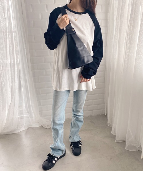 wears(ウェアーズ)の「PUワンショルダーボディバッグ(ボディバッグ/ウエストポーチ・レディース・アイボリー/ブラック・FREE)」の16枚目の写真