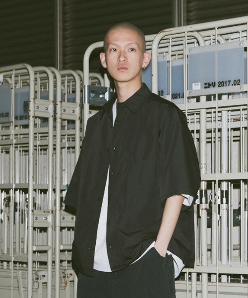 fuv.(ファブ)の「fuv - plain loose shirt 無地ルーズシャツ(シャツ/ブラウス・メンズ・ブラック/ブルー/ホワイト/グリーン・MEDIUM/LARGE)」の16枚目の写真