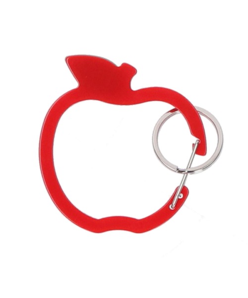 MILKFED.（ミルクフェド）の「APPLE CARABINER（キーホルダー・レディース・ライトグリーン/レッド・ONE SIZE）」の3枚目の写真
