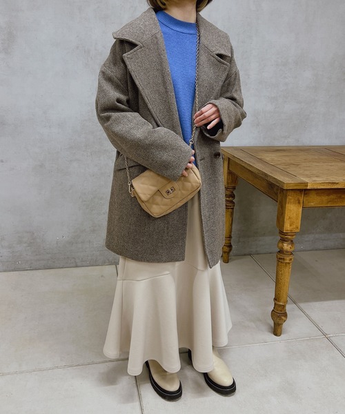 un dix cors(アンディコール)の「NEWチェーンキルティングバッグ(ショルダーバッグ・レディース・ブラック/ベージュ/アイボリー/サックスブルー・FREE)」の12枚目の写真