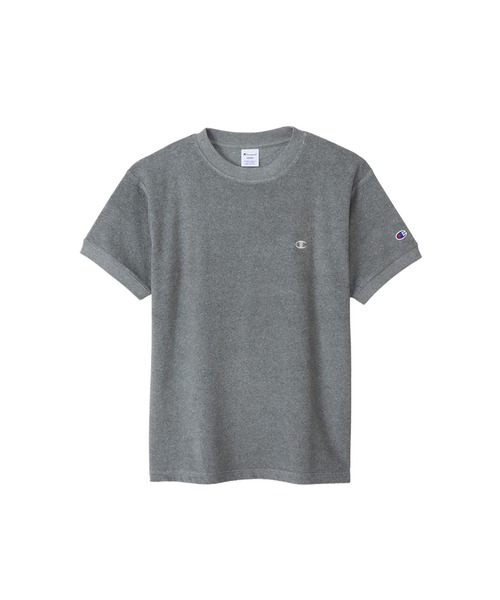 Champion(チャンピオン)の「【Champion/チャンピオン】メンズ ベーシック ショートスリーブTシャツ(Tシャツ/カットソー・メンズ・ネイビー/サンドベージュ/ホワイト/モスグリーン/グレー/ブラック・MEDIUM/LARGE/X-LARGE)」の3枚目の写真