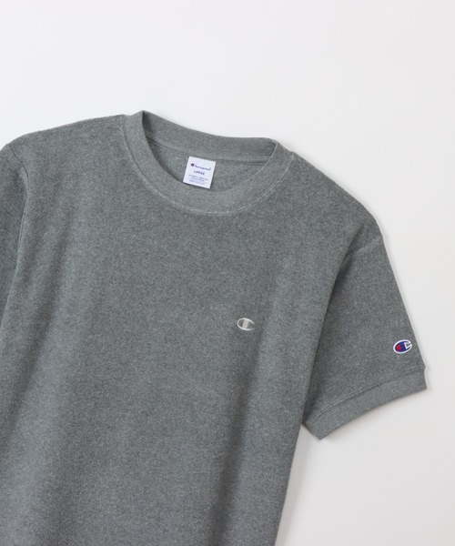 Champion(チャンピオン)の「【Champion/チャンピオン】メンズ ベーシック ショートスリーブTシャツ(Tシャツ/カットソー・メンズ・ネイビー/サンドベージュ/ホワイト/モスグリーン/グレー/ブラック・MEDIUM/LARGE/X-LARGE)」の20枚目の写真
