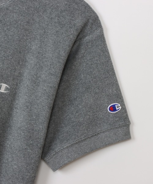 Champion(チャンピオン)の「【Champion/チャンピオン】メンズ ベーシック ショートスリーブTシャツ(Tシャツ/カットソー・メンズ・ネイビー/サンドベージュ/ホワイト/モスグリーン/グレー/ブラック・MEDIUM/LARGE/X-LARGE)」の19枚目の写真