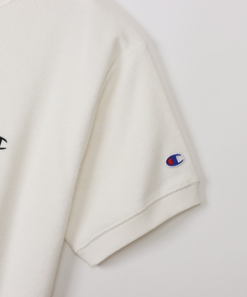 Champion(チャンピオン)の「【Champion/チャンピオン】メンズ ベーシック ショートスリーブTシャツ(Tシャツ/カットソー・メンズ・ネイビー/サンドベージュ/ホワイト/モスグリーン/グレー/ブラック・MEDIUM/LARGE/X-LARGE)」の7枚目の写真