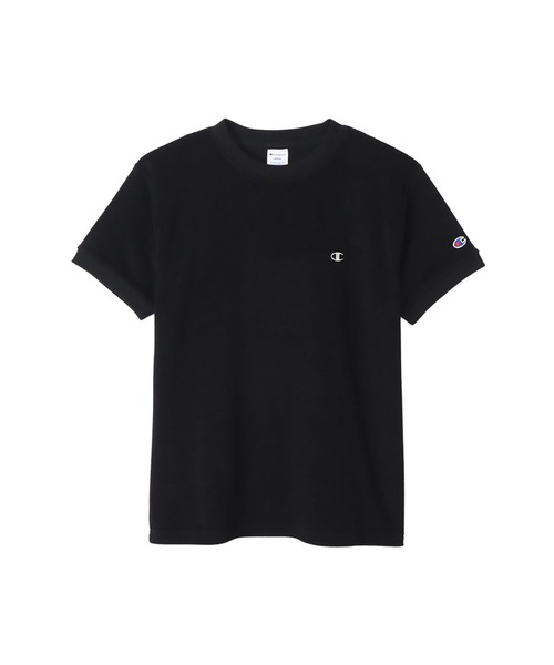 Champion(チャンピオン)の「【Champion/チャンピオン】メンズ ベーシック ショートスリーブTシャツ(Tシャツ/カットソー・メンズ・ネイビー/サンドベージュ/ホワイト/モスグリーン/グレー/ブラック・MEDIUM/LARGE/X-LARGE)」の15枚目の写真