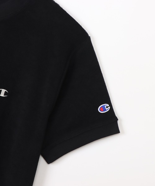 Champion(チャンピオン)の「【Champion/チャンピオン】メンズ ベーシック ショートスリーブTシャツ(Tシャツ/カットソー・メンズ・ネイビー/サンドベージュ/ホワイト/モスグリーン/グレー/ブラック・MEDIUM/LARGE/X-LARGE)」の16枚目の写真