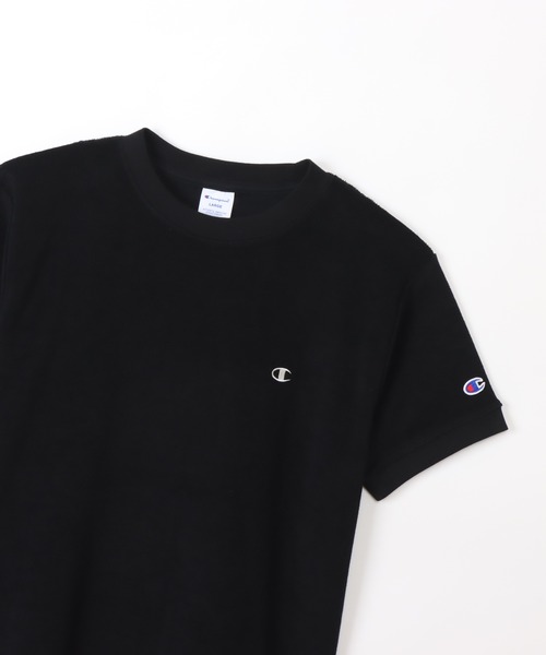 Champion(チャンピオン)の「【Champion/チャンピオン】メンズ ベーシック ショートスリーブTシャツ(Tシャツ/カットソー・メンズ・ネイビー/サンドベージュ/ホワイト/モスグリーン/グレー/ブラック・MEDIUM/LARGE/X-LARGE)」の17枚目の写真