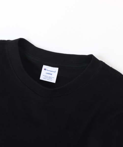 Champion(チャンピオン)の「【Champion/チャンピオン】メンズ ベーシック ショートスリーブTシャツ(Tシャツ/カットソー・メンズ・ネイビー/サンドベージュ/ホワイト/モスグリーン/グレー/ブラック・MEDIUM/LARGE/X-LARGE)」の18枚目の写真