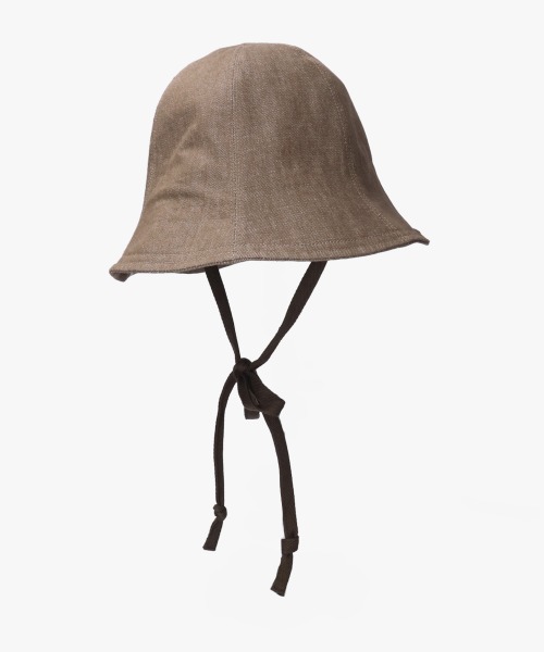 OVERRIDE（オーバーライド）の「OVERRIDE  OGC DENIM TULIP SG / オーバーライド（ハット・レディース・ブラック/ブルー/ナチュラル/ダークベージュ・58cm）」の15枚目の写真