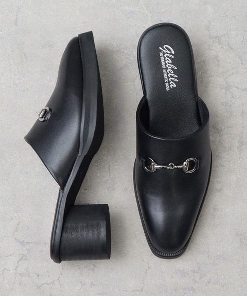 glabella（グラベラ）の「ハイヒール ビット ミュール（ドレスシューズ・メンズ・ブラック・L/M/S）」の2枚目の写真