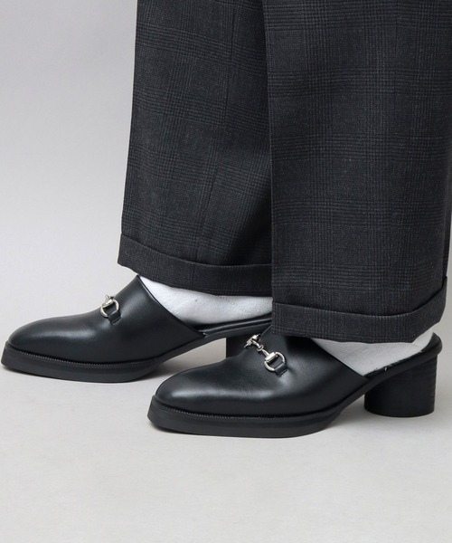 glabella（グラベラ）の「ハイヒール ビット ミュール（ドレスシューズ・メンズ・ブラック・L/M/S）」の13枚目の写真