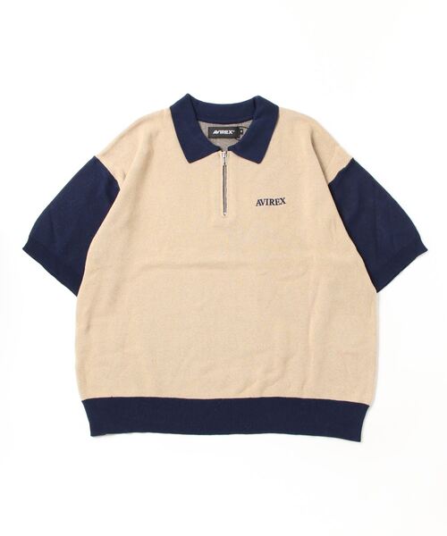 AVIREX（アヴィレックス）の「《直営店限定》HARF ZIP POLO
