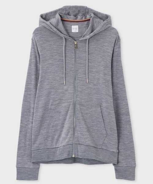 Paul Smith ポールスミス　ストライプテープ ウール スムース パーカー Paul Smith（ポールスミス）の「ストライプテープ ウールスムース