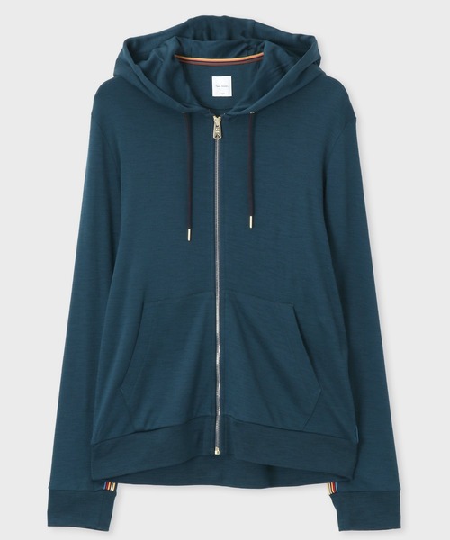 Paul Smith ポールスミス　ストライプテープ ウール スムース パーカー Paul Smith（ポールスミス）の「ストライプテープ ウールスムース