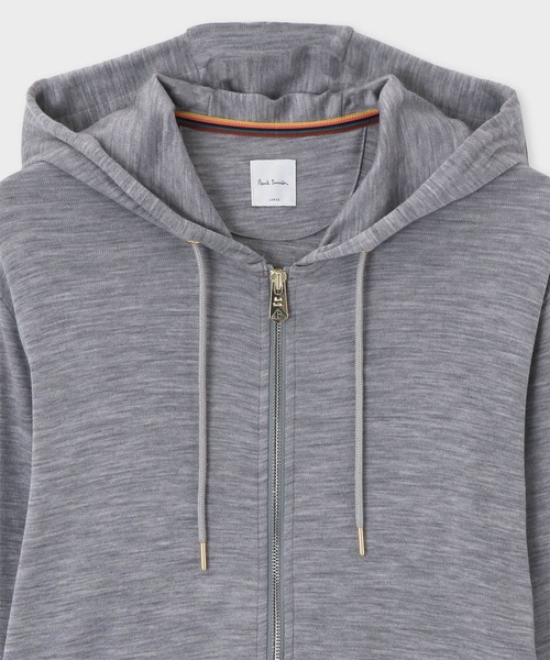 Paul Smith ポールスミス　ストライプテープ ウール スムース パーカー Paul Smith（ポールスミス）の「ストライプテープ ウールスムース