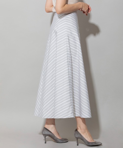 Munich（ミューニック）の「コットンポリエステルタイプライターフレアスカート（スカート・レディース・ネイビー/ブラック/ライトグレー・XS/S）」の18枚目の写真