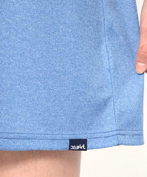 Champion（チャンピオン）の「【ViVi8月号掲載】X-girl×CHAMPION OUTLINE LOGO COOL TANK DRESS（ワンピース・レディース・ホワイト/ブラック/アッシュ/ブルー・1/2）」の8枚目の写真