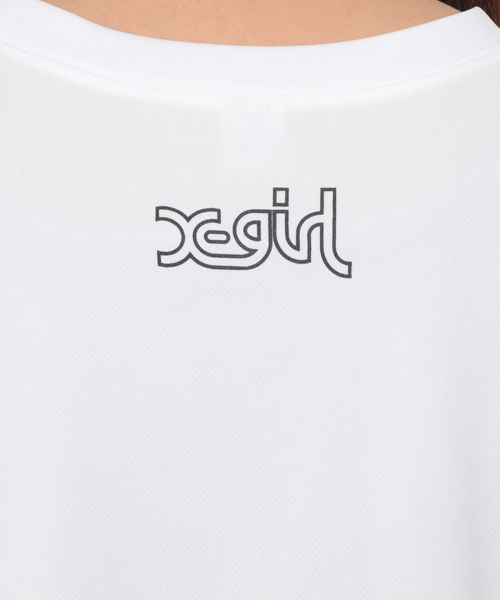 Champion（チャンピオン）の「【ViVi8月号掲載】X-girl×CHAMPION OUTLINE LOGO COOL TANK DRESS（ワンピース・レディース・ホワイト/ブラック/アッシュ/ブルー・1/2）」の9枚目の写真