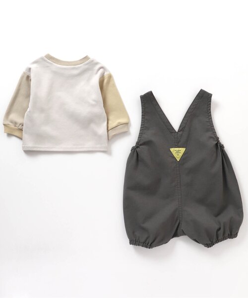 BREEZE（ブリーズ）の「ボディーオール×パンツセットアップ（その他ベビーウェア・キッズ・ミント/チャコール・70/80）」の16枚目の写真