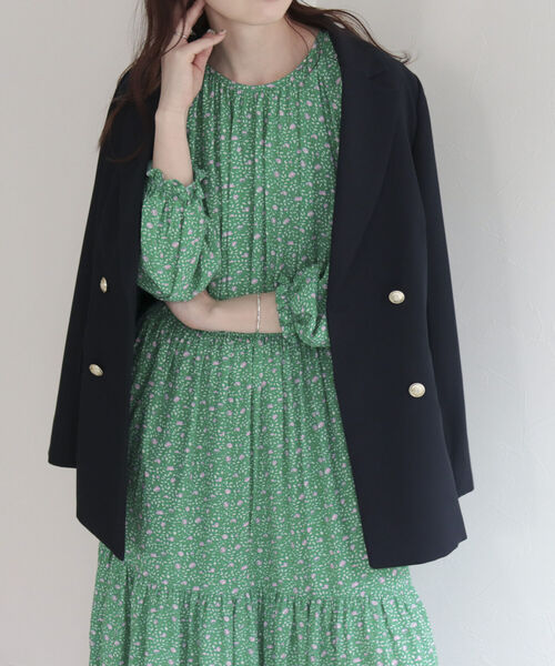 fredy emue（フレディエミュ）の「レーヨンフラワープリントワンピース