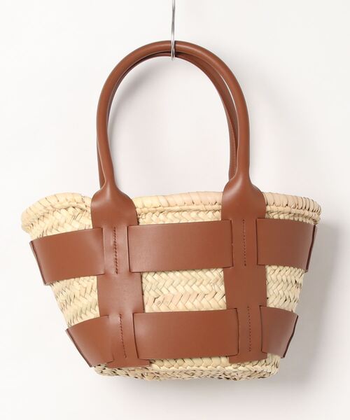 allureville（アルアバイル）の「【DEMELLIER LONDON(デメリエー)】 SANTORINI（かごバッグ・レディース・ブラウン/ブラック・2）」の10枚目の写真