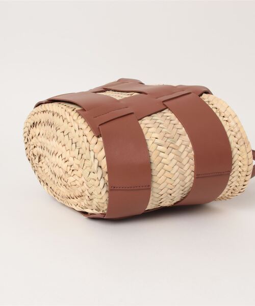 allureville（アルアバイル）の「【DEMELLIER LONDON(デメリエー)】 SANTORINI（かごバッグ・レディース・ブラウン/ブラック・2）」の11枚目の写真