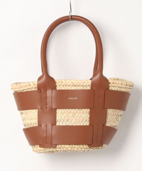 allureville（アルアバイル）の「【DEMELLIER LONDON(デメリエー)】 SANTORINI（かごバッグ・レディース・ブラウン/ブラック・2）」の9枚目の写真