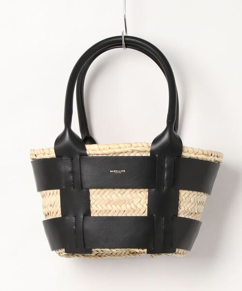 allureville（アルアバイル）の「【DEMELLIER LONDON(デメリエー)】 SANTORINI（かごバッグ・レディース・ブラウン/ブラック・2）」の8枚目の写真