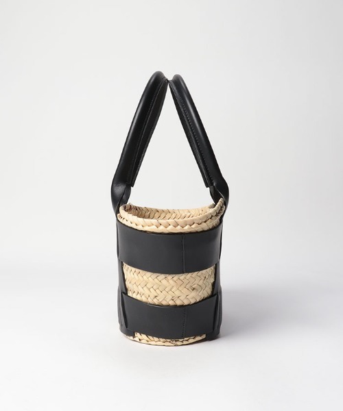 allureville（アルアバイル）の「【DEMELLIER LONDON(デメリエー)】 SANTORINI（かごバッグ・レディース・ブラウン/ブラック・2）」の6枚目の写真