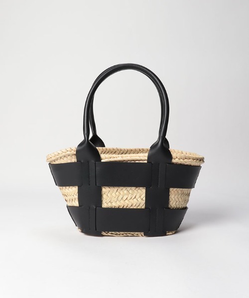 allureville（アルアバイル）の「【DEMELLIER LONDON(デメリエー)】 SANTORINI（かごバッグ・レディース・ブラウン/ブラック・2）」の12枚目の写真