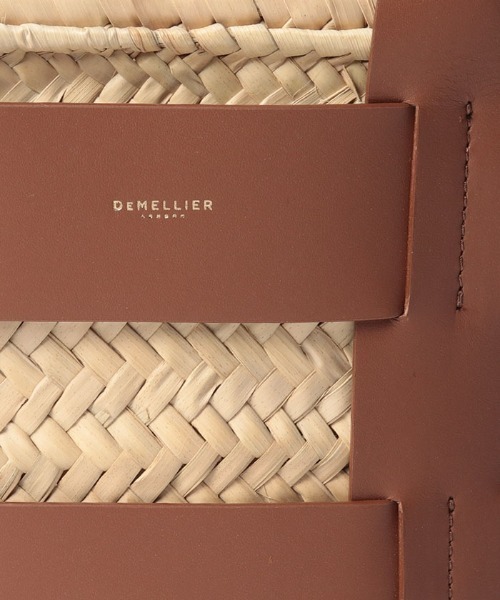 allureville（アルアバイル）の「【DEMELLIER LONDON(デメリエー)】 SANTORINI（かごバッグ・レディース・ブラウン/ブラック・2）」の13枚目の写真