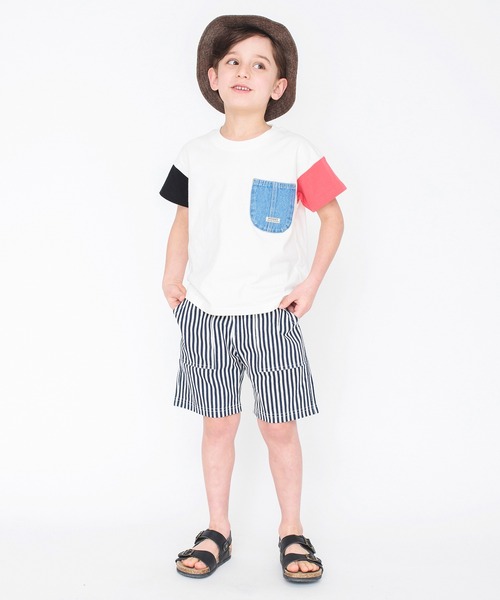 BRANSHES（ブランシェス）の「ラクショーパンツ(4分丈)（その他パンツ・キッズ・ネイビー/カーキオリーブ/その他/アイボリー/イエロー/オフホワイト/ベージュ/ブラック/グレー/カーキ・140/110/130/100/150/90/120）」の13枚目の写真