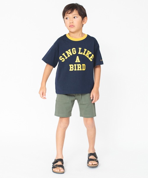 BRANSHES（ブランシェス）の「ラクショーパンツ(4分丈)（その他パンツ・キッズ・ネイビー/カーキオリーブ/その他/アイボリー/イエロー/オフホワイト/ベージュ/ブラック/グレー/カーキ・140/110/130/100/150/90/120）」の12枚目の写真