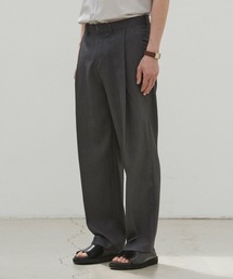 【ASP 】ディープ タック ワイド トラウザー / deep tuck wide trouser