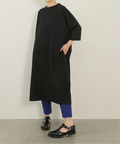 journal standard luxe/ＴツイルVネックワンピース ブラック journal standard luxe/TツイルVネックワンピース ブラック