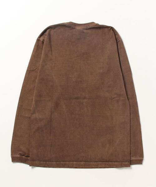 Good On（グッドオン）の「GOOD ON　L/S クルーポケット Tシャツ GOLT1306（Tシャツ/カットソー・メンズ・ナチュラル/ブラウン・S/M/L/XL）」の3枚目の写真