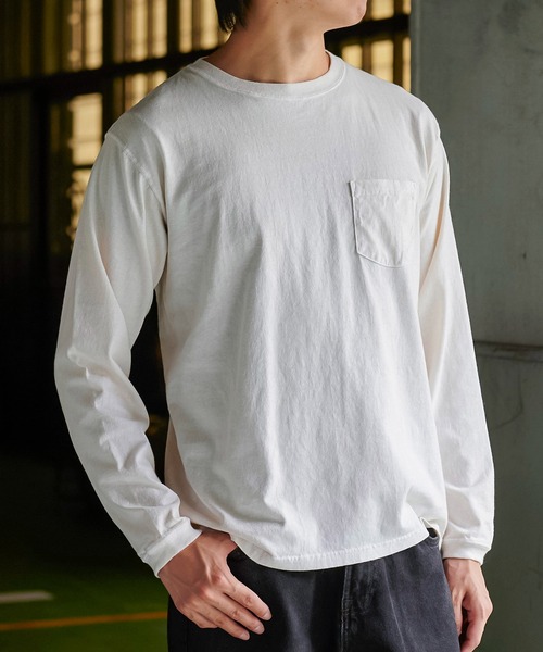 GOOD ON L/S クルーポケット Tシャツ GOLT1306（Tシャツ/カットソー