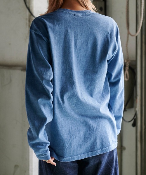Good On（グッドオン）の「GOOD ON　L/S クルーポケット Tシャツ GOLT1306（Tシャツ/カットソー・メンズ・ナチュラル/ブラウン・S/M/L/XL）」の19枚目の写真