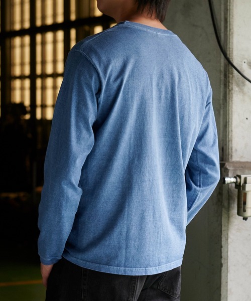 Good On（グッドオン）の「GOOD ON　L/S クルーポケット Tシャツ GOLT1306（Tシャツ/カットソー・メンズ・ナチュラル/ブラウン・S/M/L/XL）」の22枚目の写真
