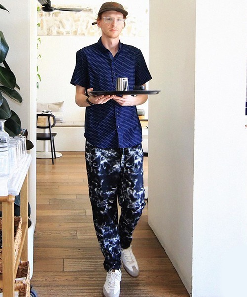 COOKMAN（クックマン）の「Cookman クックマン シェフパンツ イージーパンツ ワイドパンツ Marble Black（その他パンツ・メンズ・ブラック・MEDIUM/LARGE）」の20枚目の写真