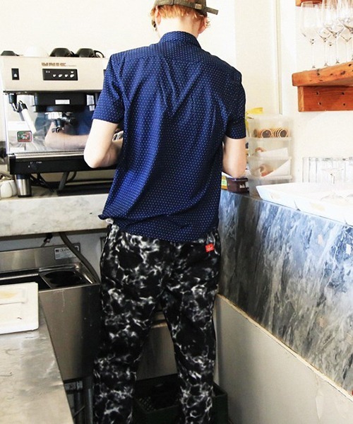 COOKMAN（クックマン）の「Cookman クックマン シェフパンツ イージーパンツ ワイドパンツ Marble Black（その他パンツ・メンズ・ブラック・MEDIUM/LARGE）」の3枚目の写真