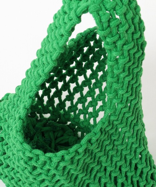 B:MING by BEAMS（ビーミングバイビームス）の「B:MING by BEAMS / マクラメ バッグ（トートバッグ・レディース・グリーン/ブルー/イエロー・ONE SIZE）」の14枚目の写真