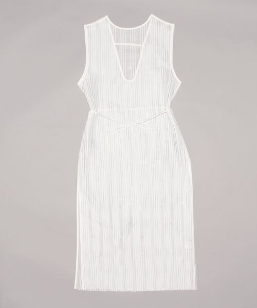 Miscere（ミスケーレ）の「☆ 2WAYアシメスリットストライプメッシュワンピース　252739（ワンピース・レディース・ブラック/オフホワイト・FREE）」の11枚目の写真