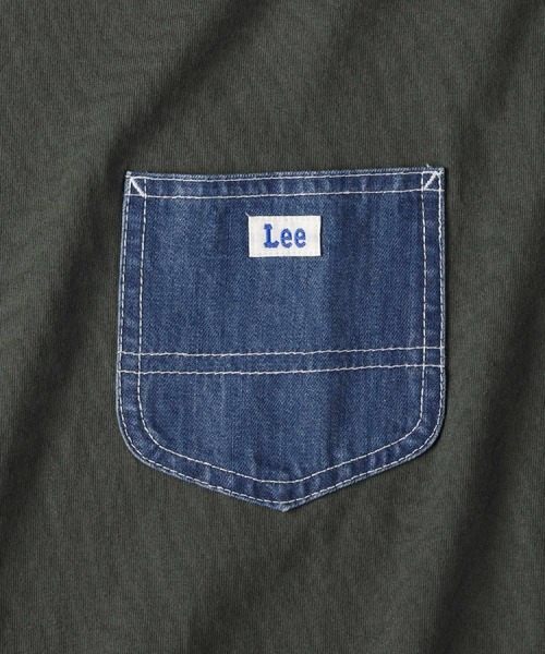 Lee(リー)の「Lee(リー)デニムポケット半袖Tシャツ(Tシャツ/カットソー・メンズ・ダークグリーン・M/L/XL)」の19枚目の写真